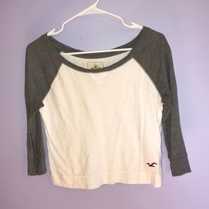 half sleeve crop top